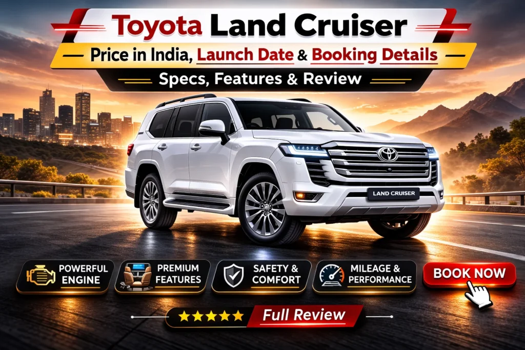 Toyota Land Cruiser Price in India Specs, Features & Review